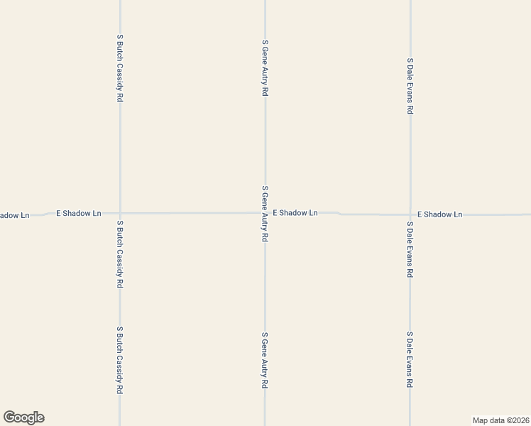 map of restaurants, bars, coffee shops, grocery stores, and more near South Gene Autry Road in Mohave County