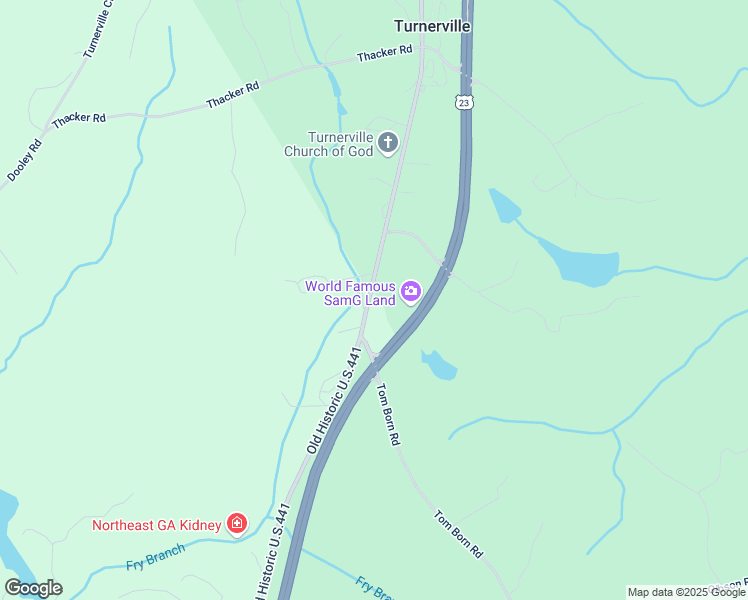 map of restaurants, bars, coffee shops, grocery stores, and more near 2540 Old Historic U.S.441 in Clarkesville