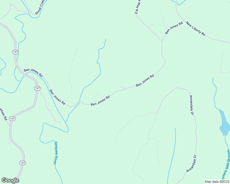 map of restaurants, bars, coffee shops, grocery stores, and more near Ben Jones Road in Habersham County