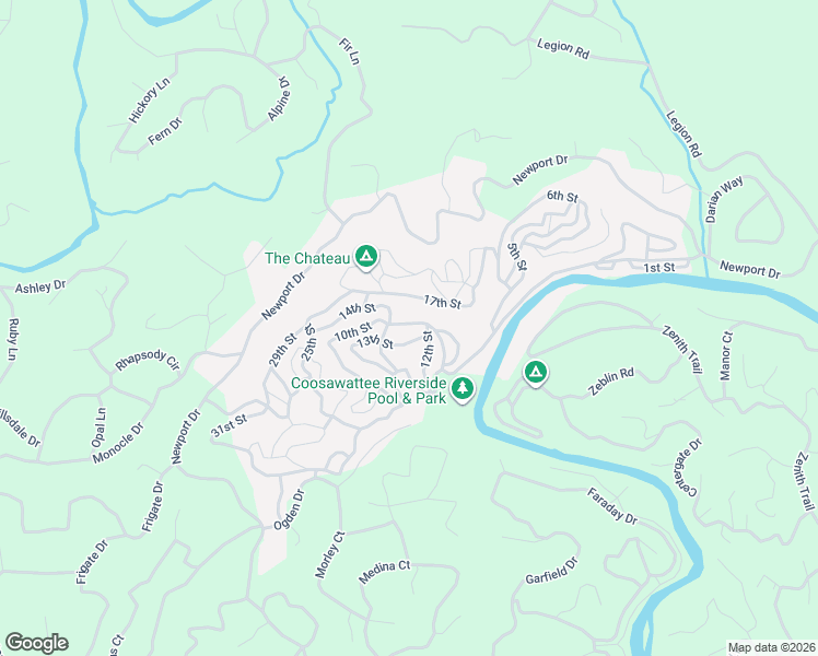 map of restaurants, bars, coffee shops, grocery stores, and more near 145 10th Street in Ellijay