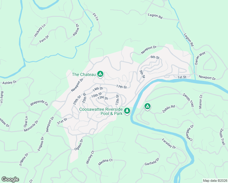 map of restaurants, bars, coffee shops, grocery stores, and more near 145 10th Street in Ellijay