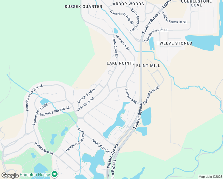 map of restaurants, bars, coffee shops, grocery stores, and more near 3105 Cove Lake Road in Owens Cross Roads