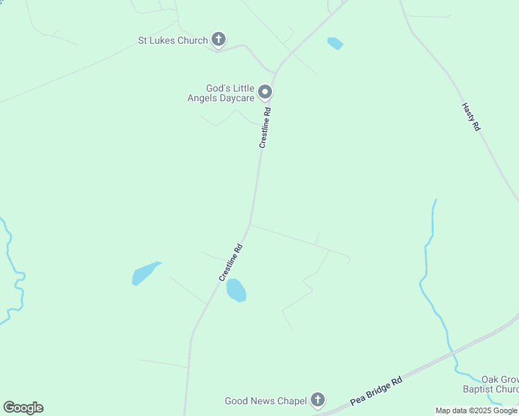 map of restaurants, bars, coffee shops, grocery stores, and more near 6641 Crestline Road in Laurinburg