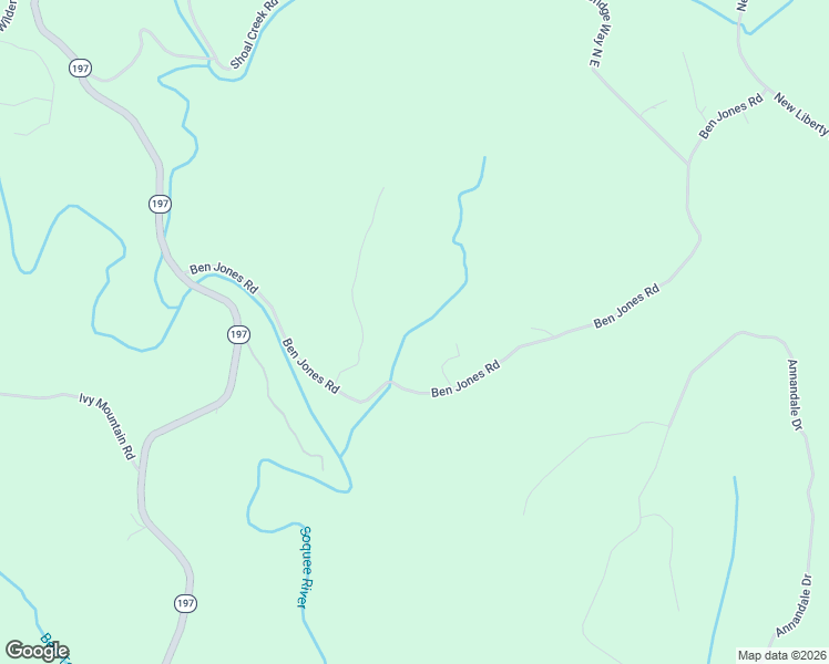 map of restaurants, bars, coffee shops, grocery stores, and more near 182 Pioneer Ridge Drive in Clarkesville