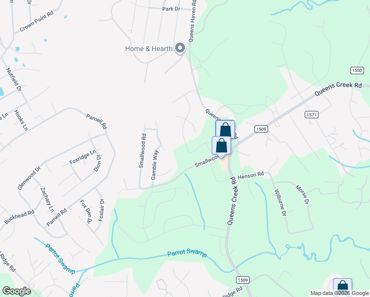 map of restaurants, bars, coffee shops, grocery stores, and more near Loren Road in Hubert