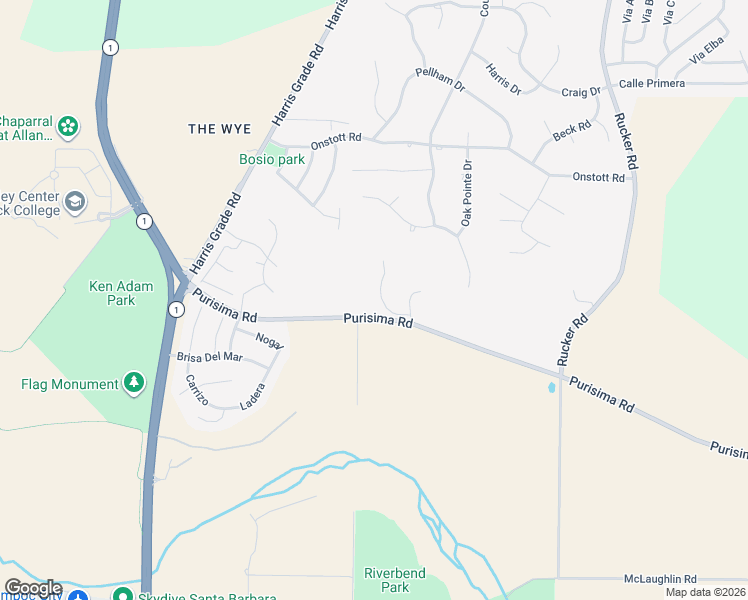 map of restaurants, bars, coffee shops, grocery stores, and more near 780 Purisima Road in Lompoc