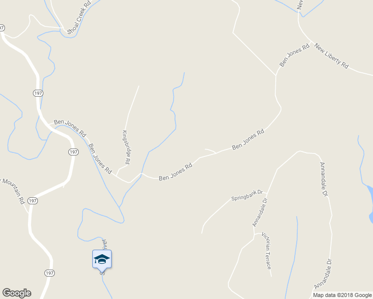 map of restaurants, bars, coffee shops, grocery stores, and more near 1103 Ben Jones Road in Clarkesville