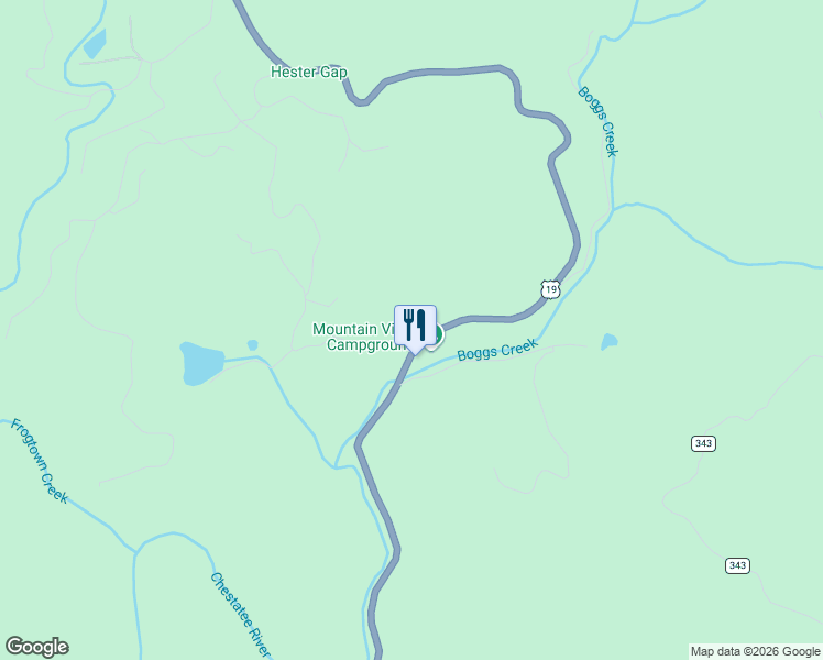 map of restaurants, bars, coffee shops, grocery stores, and more near 18 Corinth Church Road in Cleveland