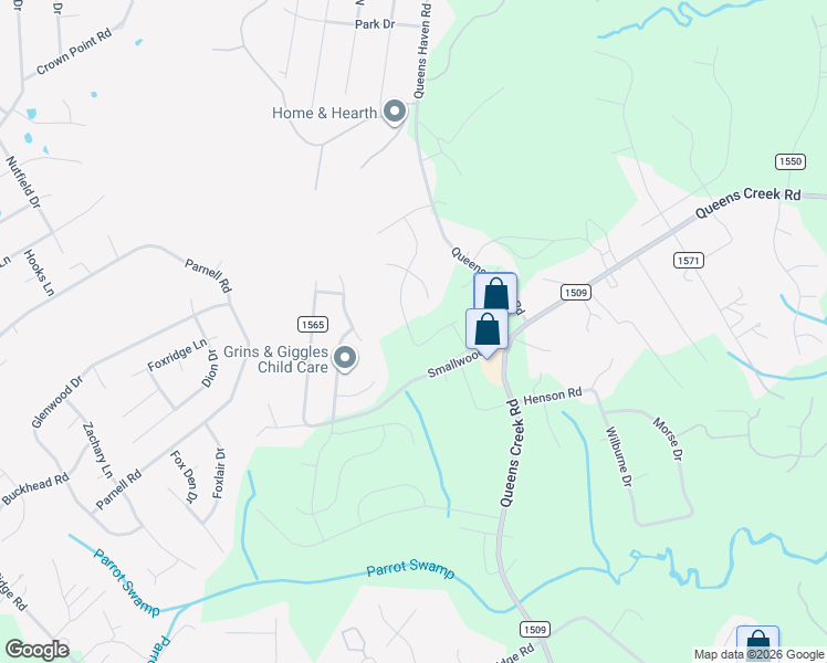 map of restaurants, bars, coffee shops, grocery stores, and more near 408 South Elisa Lane in Hubert