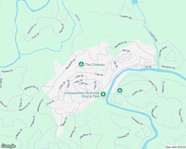 map of restaurants, bars, coffee shops, grocery stores, and more near 161 20th Street in Ellijay