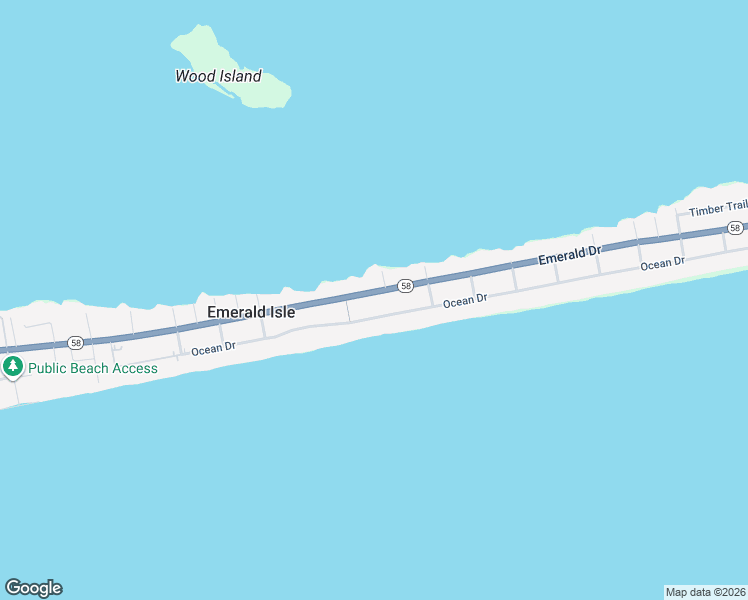 map of restaurants, bars, coffee shops, grocery stores, and more near 2005 Emerald Drive in Emerald Isle