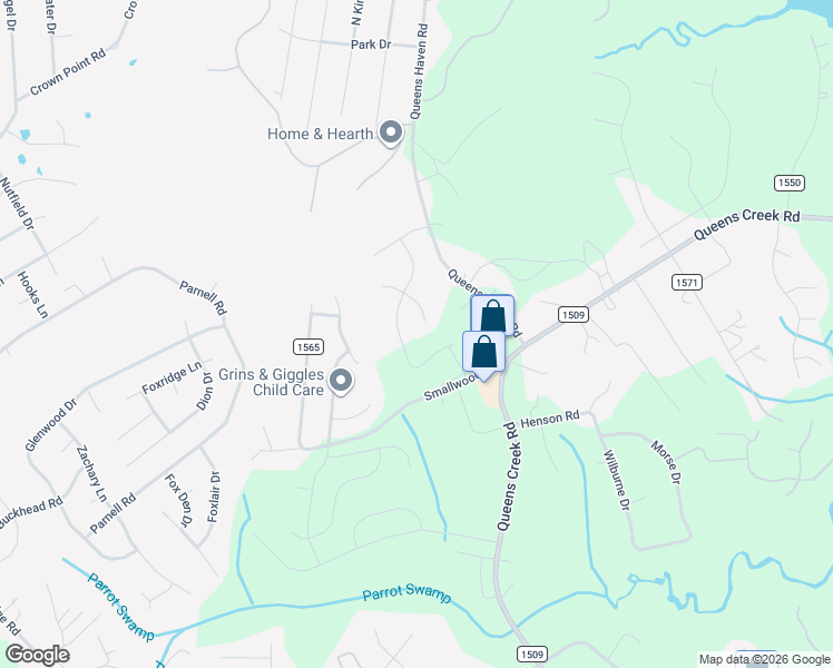 map of restaurants, bars, coffee shops, grocery stores, and more near 408 South Elisa Lane in Hubert