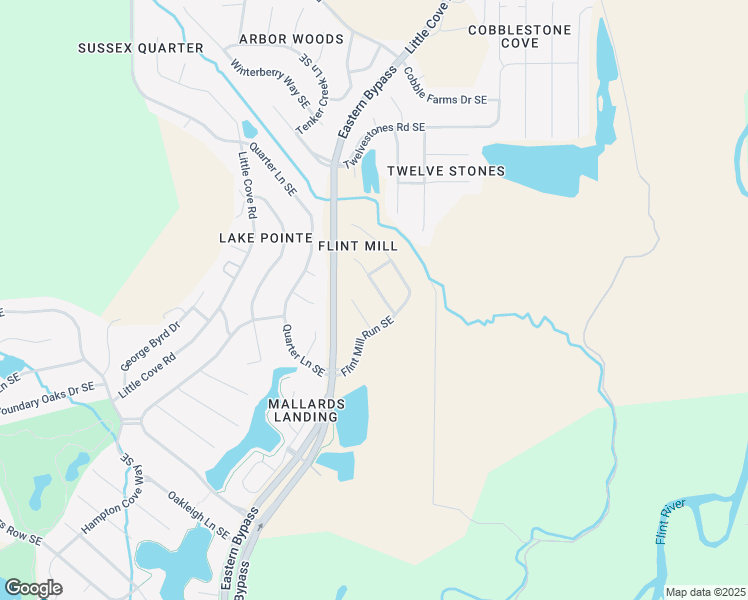 map of restaurants, bars, coffee shops, grocery stores, and more near 3112 Field Chase Road Southeast in Owens Cross Roads