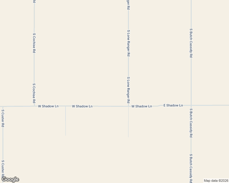 map of restaurants, bars, coffee shops, grocery stores, and more near South Lone Ranger Road in Yucca