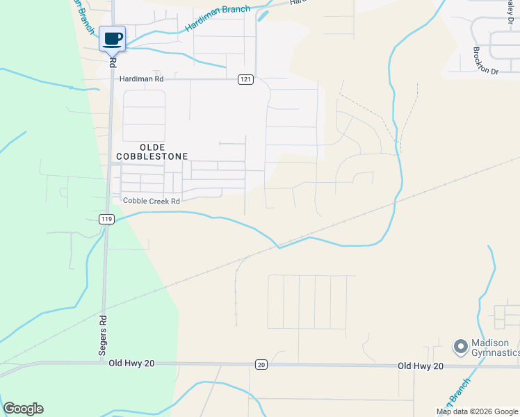 map of restaurants, bars, coffee shops, grocery stores, and more near 74 Faulkner Road in Madison