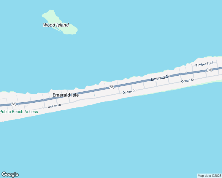 map of restaurants, bars, coffee shops, grocery stores, and more near 1907 Emerald Drive in Emerald Isle