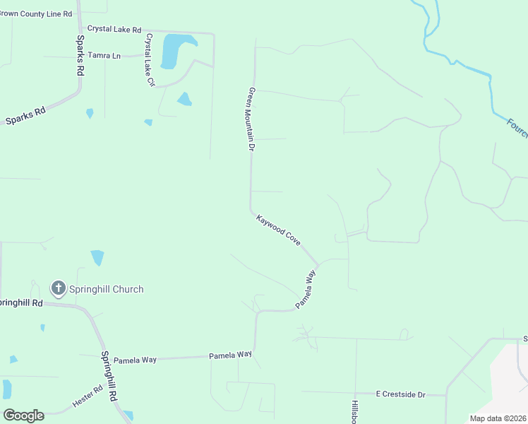 map of restaurants, bars, coffee shops, grocery stores, and more near 8518 Kaywood Cove in Alexander