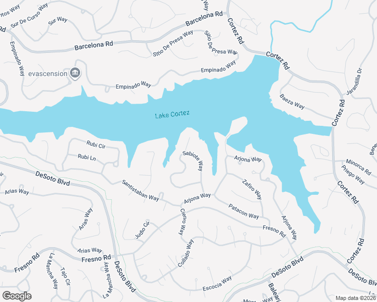 map of restaurants, bars, coffee shops, grocery stores, and more near 24 Sabiote Way in Hot Springs Village