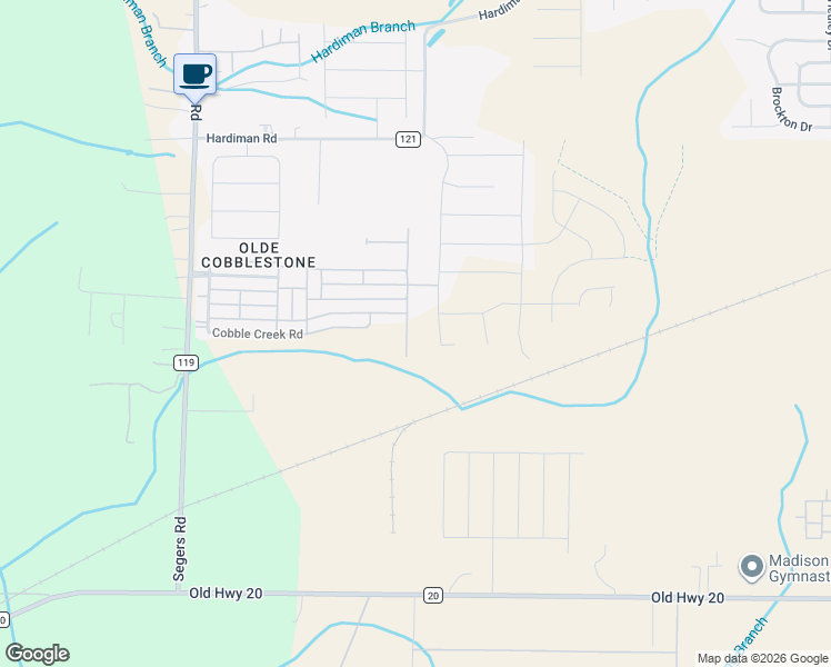 map of restaurants, bars, coffee shops, grocery stores, and more near 74 Faulkner Road in Madison