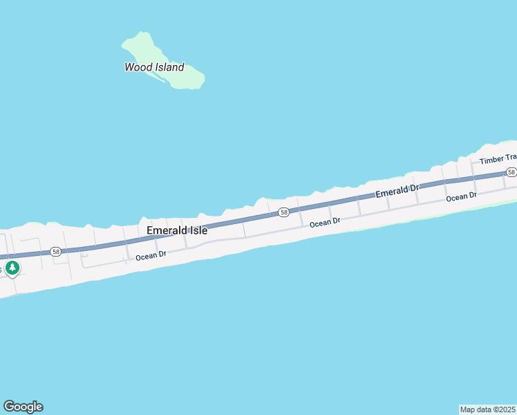 map of restaurants, bars, coffee shops, grocery stores, and more near 2005 Emerald Drive in Emerald Isle