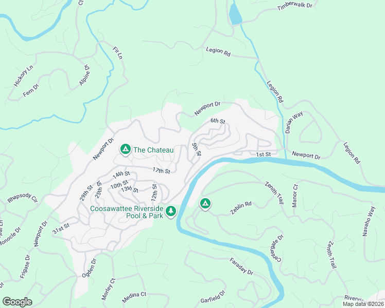 map of restaurants, bars, coffee shops, grocery stores, and more near 150 5th Street in Ellijay