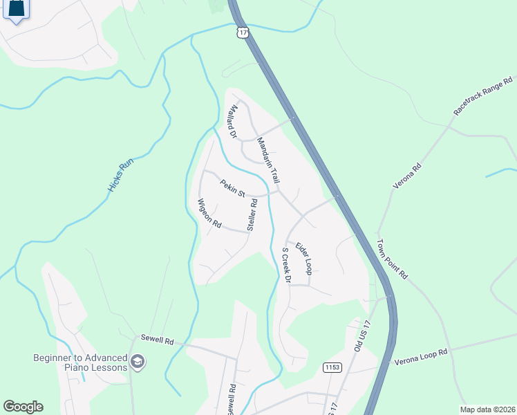 map of restaurants, bars, coffee shops, grocery stores, and more near 303 Steller Road in Jacksonville