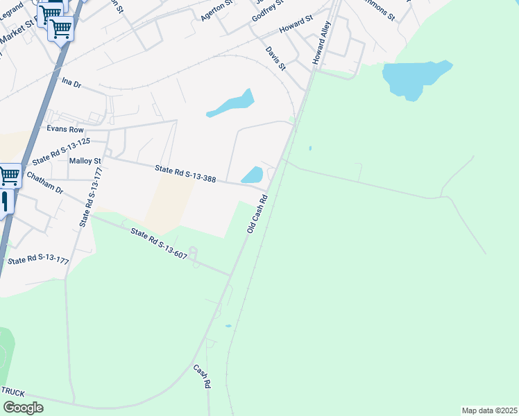 map of restaurants, bars, coffee shops, grocery stores, and more near 518 State Road S-13-148 in Cheraw