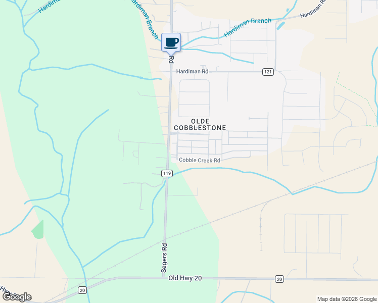 map of restaurants, bars, coffee shops, grocery stores, and more near 28602 Garden Hills Road Northwest in Madison