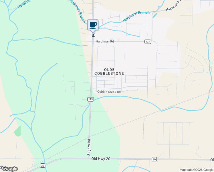 map of restaurants, bars, coffee shops, grocery stores, and more near 28602 Garden Hills Road Northwest in Madison