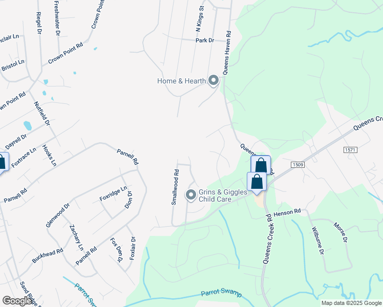 map of restaurants, bars, coffee shops, grocery stores, and more near 323 Top Knot Road in Hubert