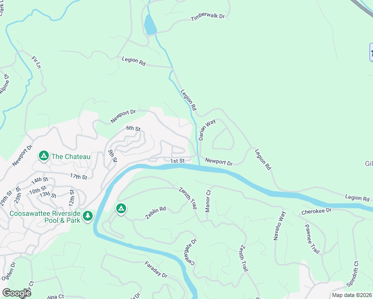map of restaurants, bars, coffee shops, grocery stores, and more near 68 3rd Street in Ellijay