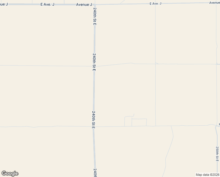 map of restaurants, bars, coffee shops, grocery stores, and more near 240th Street East in Lancaster