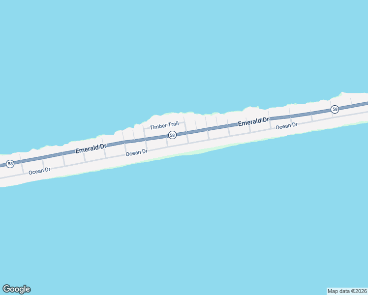 map of restaurants, bars, coffee shops, grocery stores, and more near 1101-1199 Ocean Dr in Emerald Isle