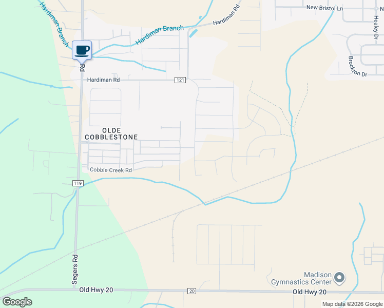 map of restaurants, bars, coffee shops, grocery stores, and more near 58 Faulkner Road in Madison