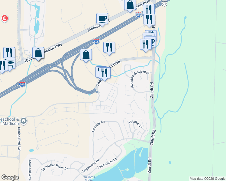 map of restaurants, bars, coffee shops, grocery stores, and more near 224 Saint Louis Street in Madison