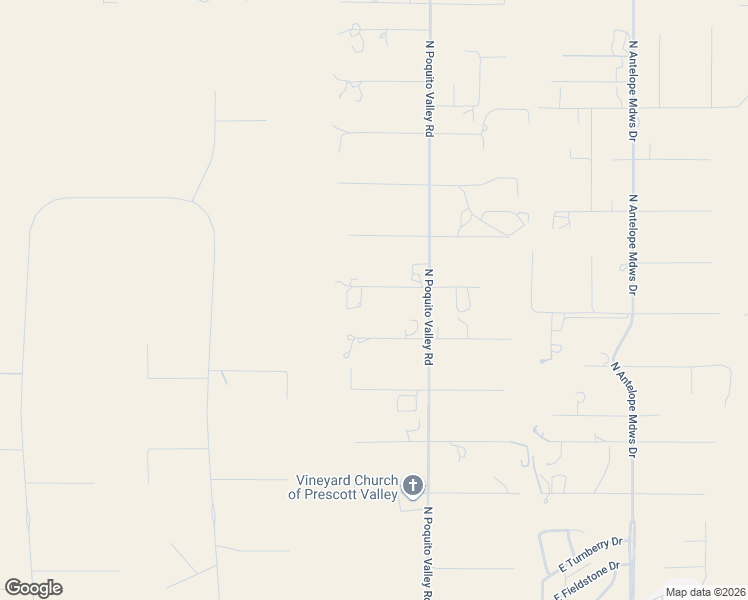 map of restaurants, bars, coffee shops, grocery stores, and more near 7125 East Trottin Down Road in Prescott Valley