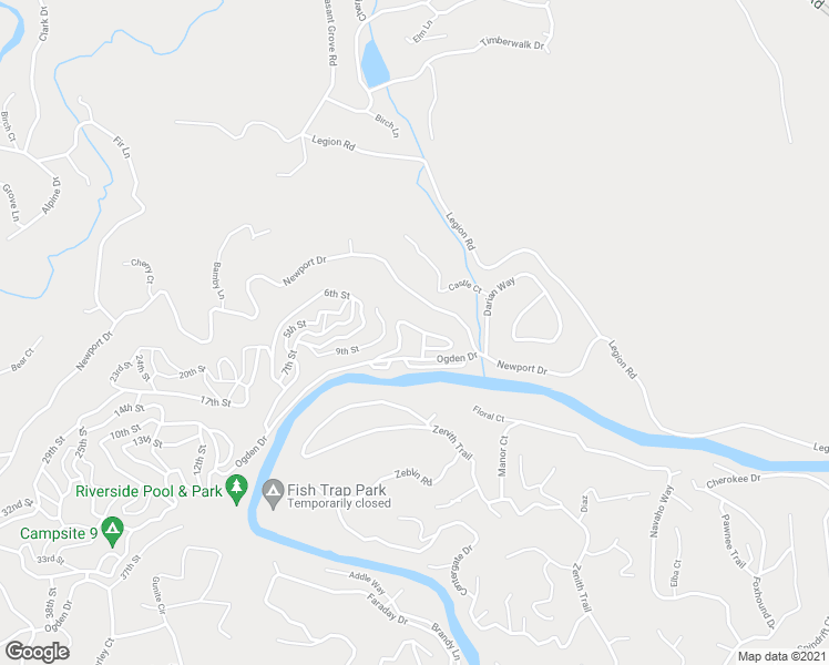 map of restaurants, bars, coffee shops, grocery stores, and more near 65 2nd Street in Ellijay