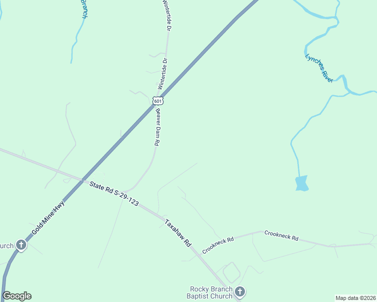 map of restaurants, bars, coffee shops, grocery stores, and more near 7159 Rev Melvin Adams Road in Kershaw