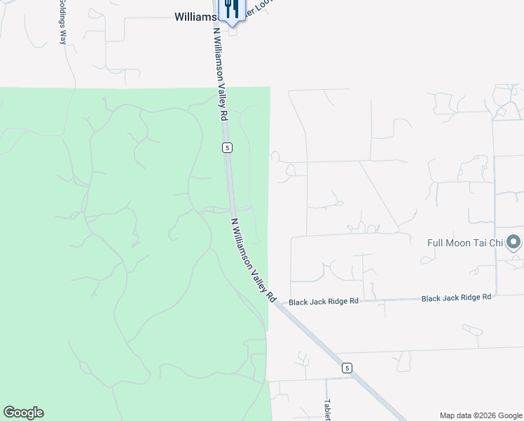 map of restaurants, bars, coffee shops, grocery stores, and more near 9565 North Equine Road in Prescott