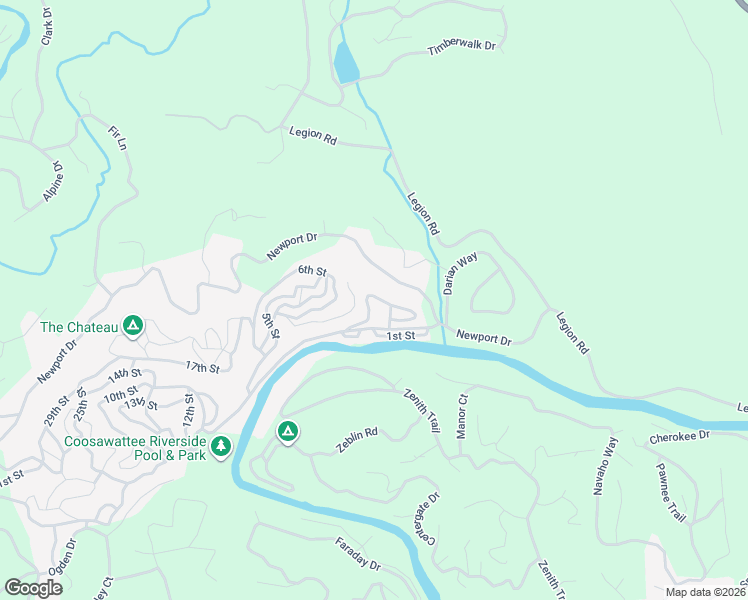 map of restaurants, bars, coffee shops, grocery stores, and more near 65 2nd Street in Ellijay