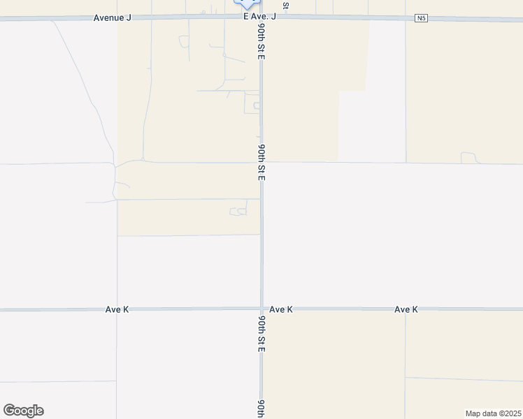 map of restaurants, bars, coffee shops, grocery stores, and more near 43911 90th Street East in Lancaster