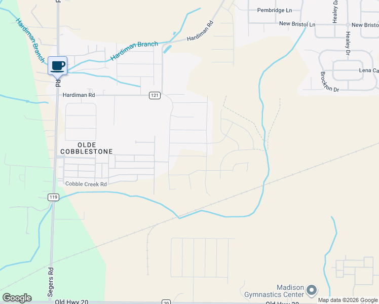 map of restaurants, bars, coffee shops, grocery stores, and more near 12 Ginsberg Road in Madison