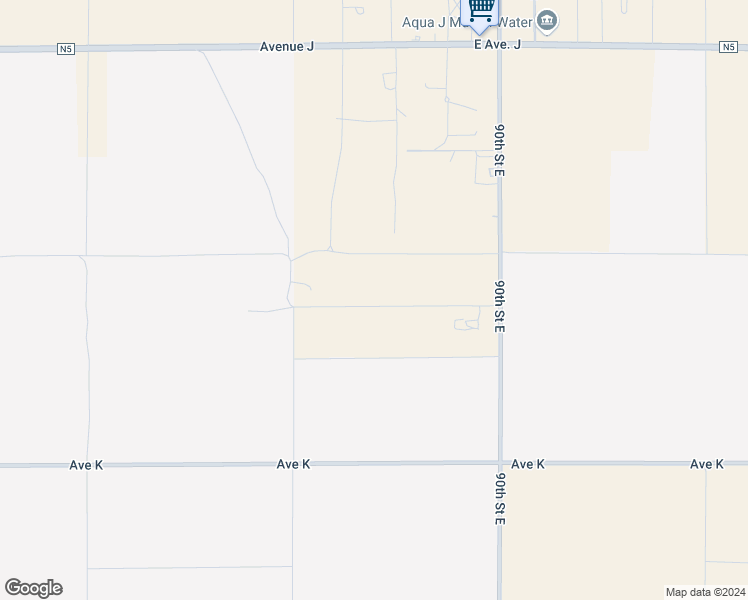 map of restaurants, bars, coffee shops, grocery stores, and more near 43911 90th Street East in Lancaster