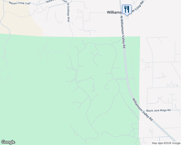 map of restaurants, bars, coffee shops, grocery stores, and more near 9760 Clear Fork Road in Prescott