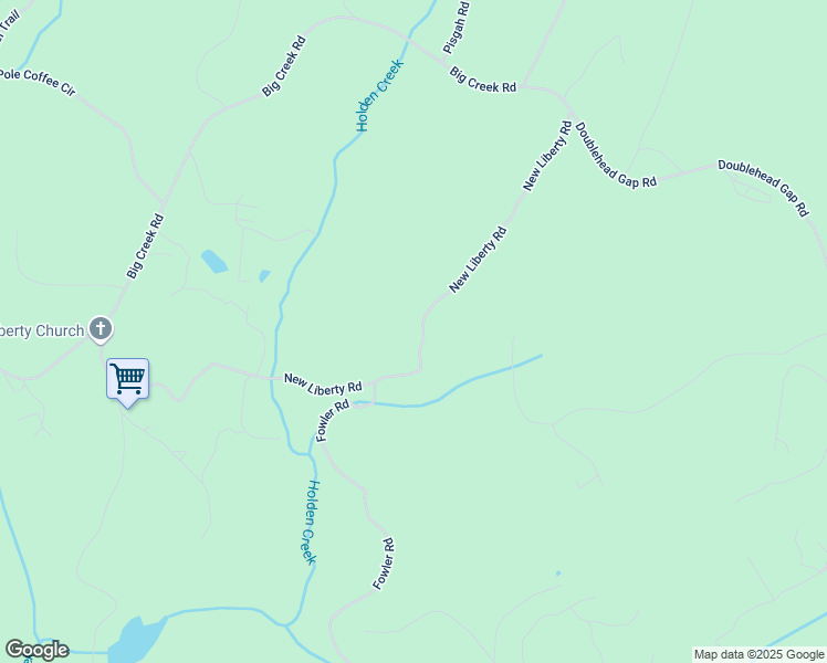 map of restaurants, bars, coffee shops, grocery stores, and more near 989 New Liberty Road in Ellijay