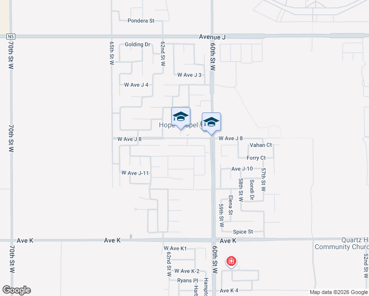map of restaurants, bars, coffee shops, grocery stores, and more near 6110 Starview Drive in Lancaster