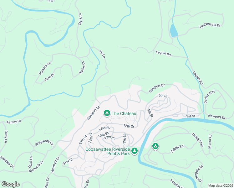 map of restaurants, bars, coffee shops, grocery stores, and more near 1332 Newport Drive in Ellijay