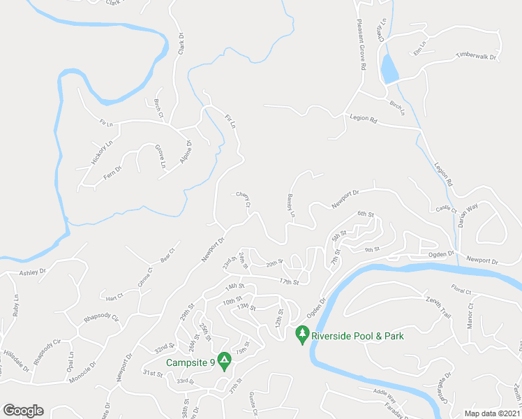 map of restaurants, bars, coffee shops, grocery stores, and more near 1332 Newport Drive in Ellijay