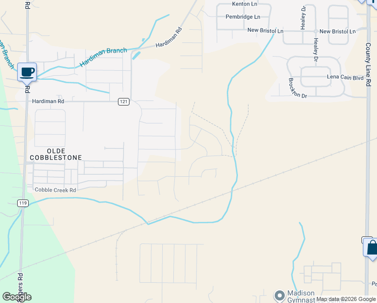 map of restaurants, bars, coffee shops, grocery stores, and more near 28 Tubman Drive in Madison