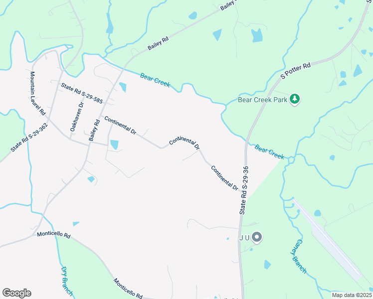 map of restaurants, bars, coffee shops, grocery stores, and more near 2422 Continental Drive in Lancaster